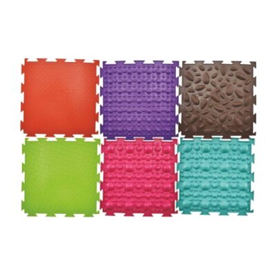 Sensorik Strukturmatten - 6er Set