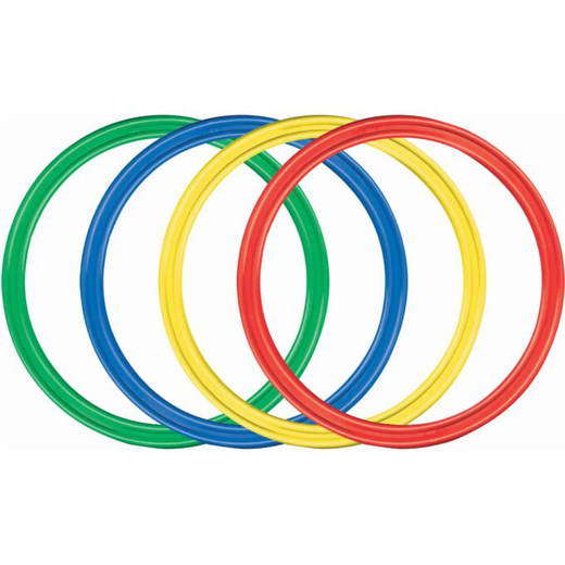 675_59 Gymnastik-Ringe – 4er Set aus 4 Farben - 675 59