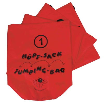 Hüpfsack-Set mit Nummern – 4 Stück