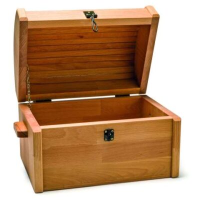 Schatztruhe, Buche geölt