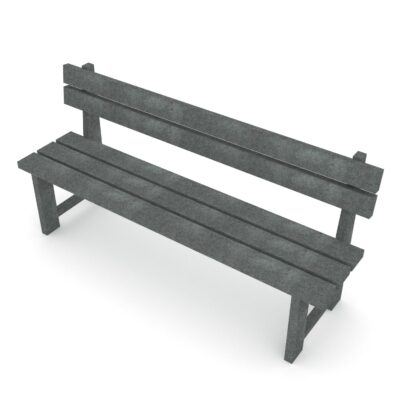 Sitzbank mit Lehne - RECYCLED RC0961