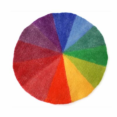 Farbenkreis aus Filz
