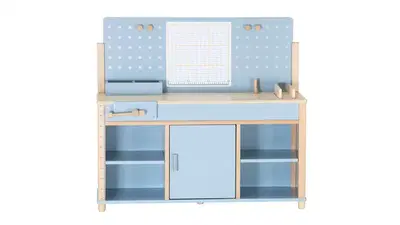 Kindergarten-Werkbank mit Konstruktionsspiel