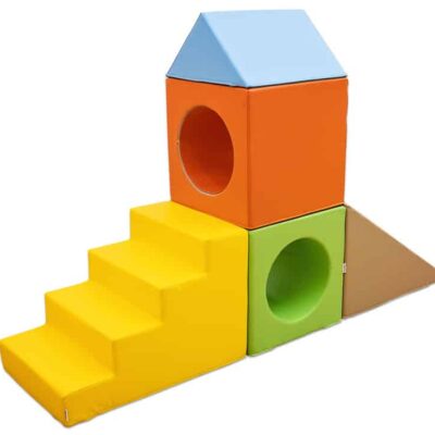 Spiel- und Krabbelburg, 5-tlg.