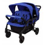 Familidoo Krippenwagen 4-Sitzer Lidoo Lite - poussette 4 places lidoo lite artic blue