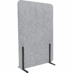 Trennwand aus PET-Recyclingmaterial, Höhe: 150 cm - trennwand aus pet recyclingmaterial h 150 grau 842195 w