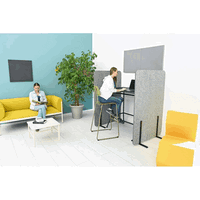 Trennwand aus PET-Recyclingmaterial, Höhe: 150 cm – Bild 4