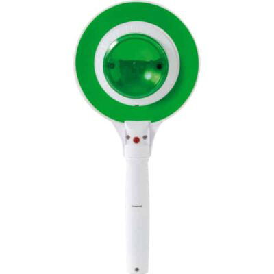 Polizei-Kelle mit Licht