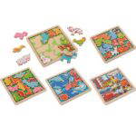 Holzpuzzles 5er Set - 121000 1
