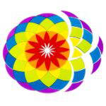 Acryl Form großes Mandala - 121023 1