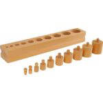 Montessori Block mit Zylindern Set 1 - 121052 1