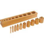 Montessori Block mit Zylindern Set 2 - 121053 1
