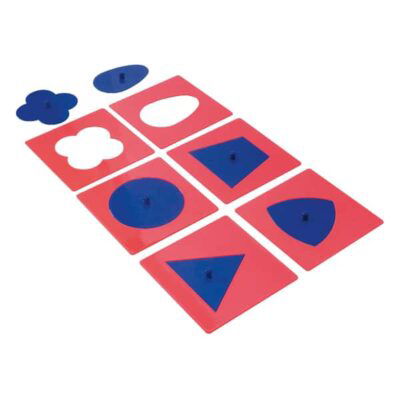 Montessori Metallene Einsatzfiguren