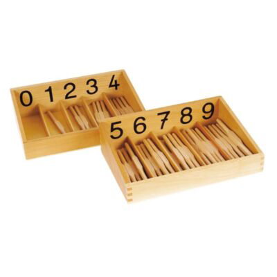 Montessori Spindelkästen 0-9