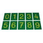 Montessori Sandpapier Ziffern - 121064 1