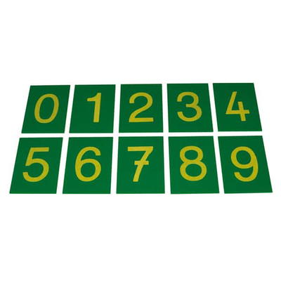 Montessori Sandpapier Ziffern