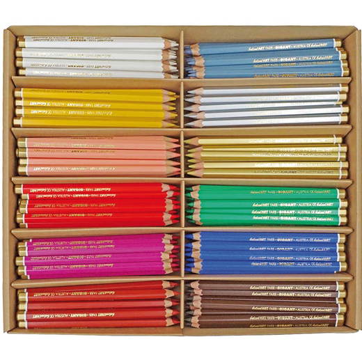 250167_1 belcolART Farb Gigant Ergänzungsfarben 12 Farben 180 Stifte - 250167 1