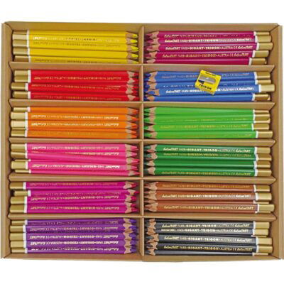 belcolART Trigon Gigant Grundfarben 12 Farben 180 Stifte