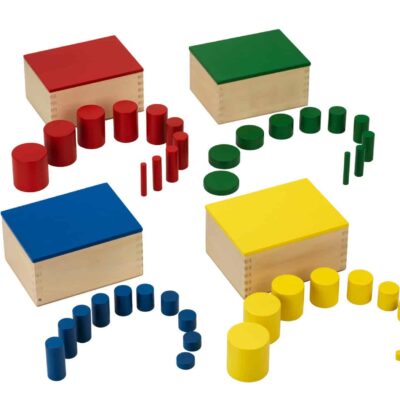 Montessori Farbige Zylinder