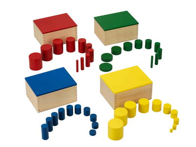 Montessori Farbige Zylinder