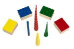 Montessori Farbige Zylinder - 3015 7 montessori material zylinder