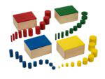 Montessori Farbige Zylinder - 3015 8 montessori zylinder farbe