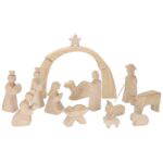 Weihnachtskrippe „XXL“ 16tlg. - 33019 Weihnachtskrippe Buche 1
