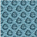 Polyester 3D Runner 45 - Hellblau