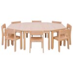 Möbel-Set Batur aus 3 Tischen und 8 Stühlen - 759224 a