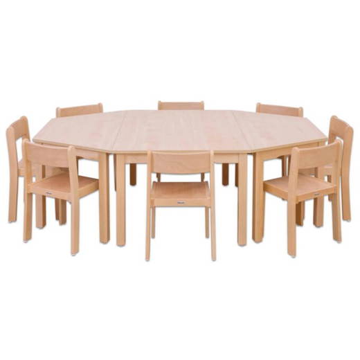 759224_a Möbel-Set Batur aus 3 Tischen und 8 Stühlen - 759224 a