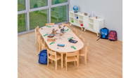 Möbel-Set Bunga aus 4 Tischen und 10 Stühlen – Bild 4