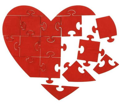 Holzpuzzle „Herz“