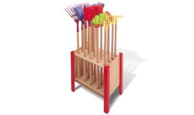 Gartengeräte-Aufsteller für Kinder inkl. Geräten