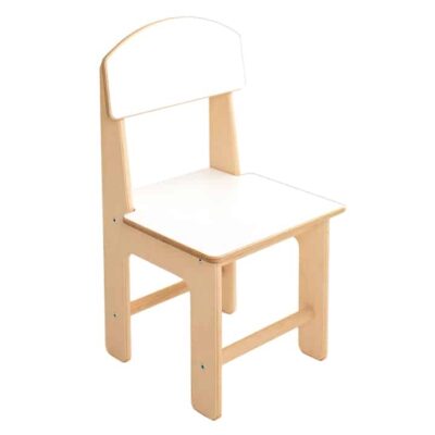 Kinderstuhl natur/weiß