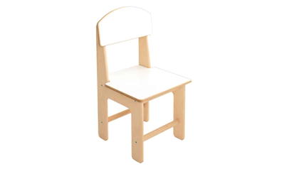Kinderstuhl natur/weiß