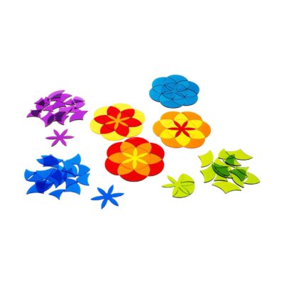 Acrylformen "7 Mandala-Blumen" 7x19tlg.