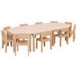 Möbel-Set Kusuma aus 4 Tischen und 10 Stühlen - Betzold Moebel Set Kusuma 14 tlg 759226 a ZD