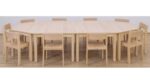 Möbel-Set Kusuma aus 4 Tischen und 10 Stühlen - Betzold Moebel Set Kusuma 14 tlg 759226 b ZD