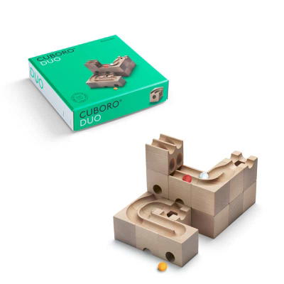 CUBORO® DUO – Extra Set für zweispurige Kugelbahnen