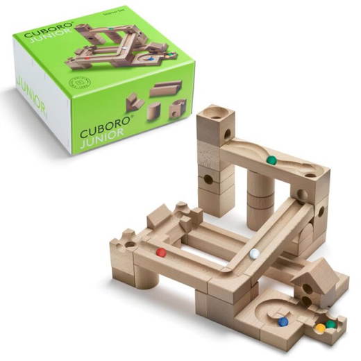CUBORO-JUNIOR_Kugelbahn_Produkt-1 CUBORO® JUNIOR – Starter Set ab 3 Jahren - CUBORO JUNIOR Kugelbahn Produkt 1