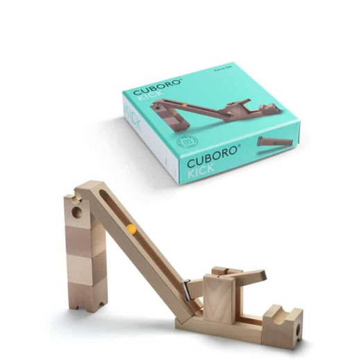 CUBORO-KICK_Extra-Set_Kugelbahn_Produkt-1 CUBORO® KICK – Extra Set mit Kick nach oben - CUBORO KICK Extra Set Kugelbahn Produkt 1