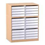 Flexeo® Papier- und Bilderschrank, 24 kleine Auszüge - Flexeo Papier und Bilderschrank 24 kleine Auszuege 809110V0001 P01 ZN