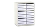 Flexeo® Papier- und Bilderschrank, 24 kleine Auszüge – Bild 19