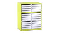 Flexeo® Papier- und Bilderschrank, 24 kleine Auszüge – Bild 13