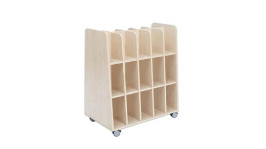 Flexeo-Taschenwagen-Armadio-30-Faecher-809193_a-ZD Flexeo® Taschenwagen „Armadio“, 30 Fächer - Flexeo Taschenwagen Armadio 30 Faecher 809193 a ZD