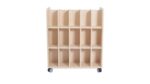 Flexeo® Taschenwagen „Armadio“, 30 Fächer - Flexeo Taschenwagen Armadio 30 Faecher 809193 j ZD