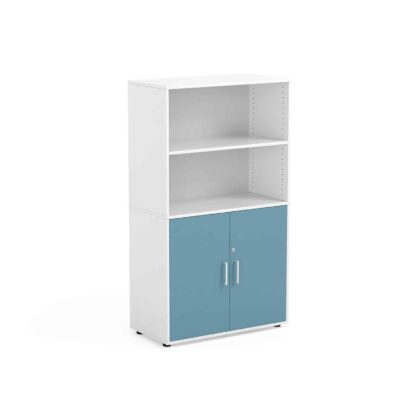 Regal Flora, offen mit Doppeltür, abschließbar