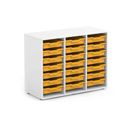 Regal Grace mit 21 flachen Kunststoffschüben