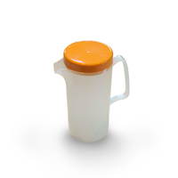 Kanne 0,6 l transluzent mit farbigem Deckel - PP 444 or