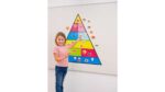 Lebensmittelpyramide und 50 Bilder, magnetisches Set - 70825 h